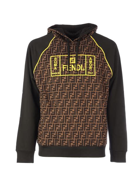 fendi hoodie on sale|fendi hoodie selfridges.